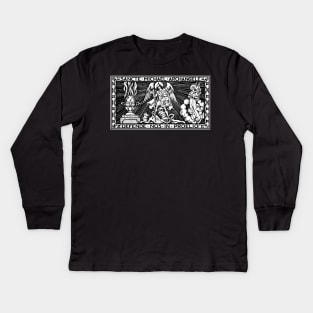 St. Michael the Archangel - Quis ut Deus Kids Long Sleeve T-Shirt